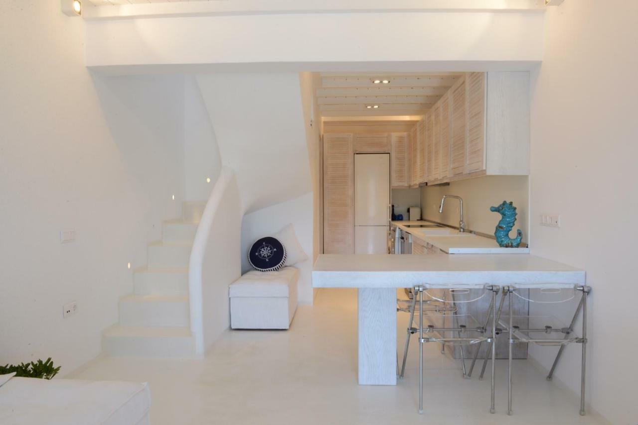 Luxury White Maisonette Kalafatis Exteriér fotografie