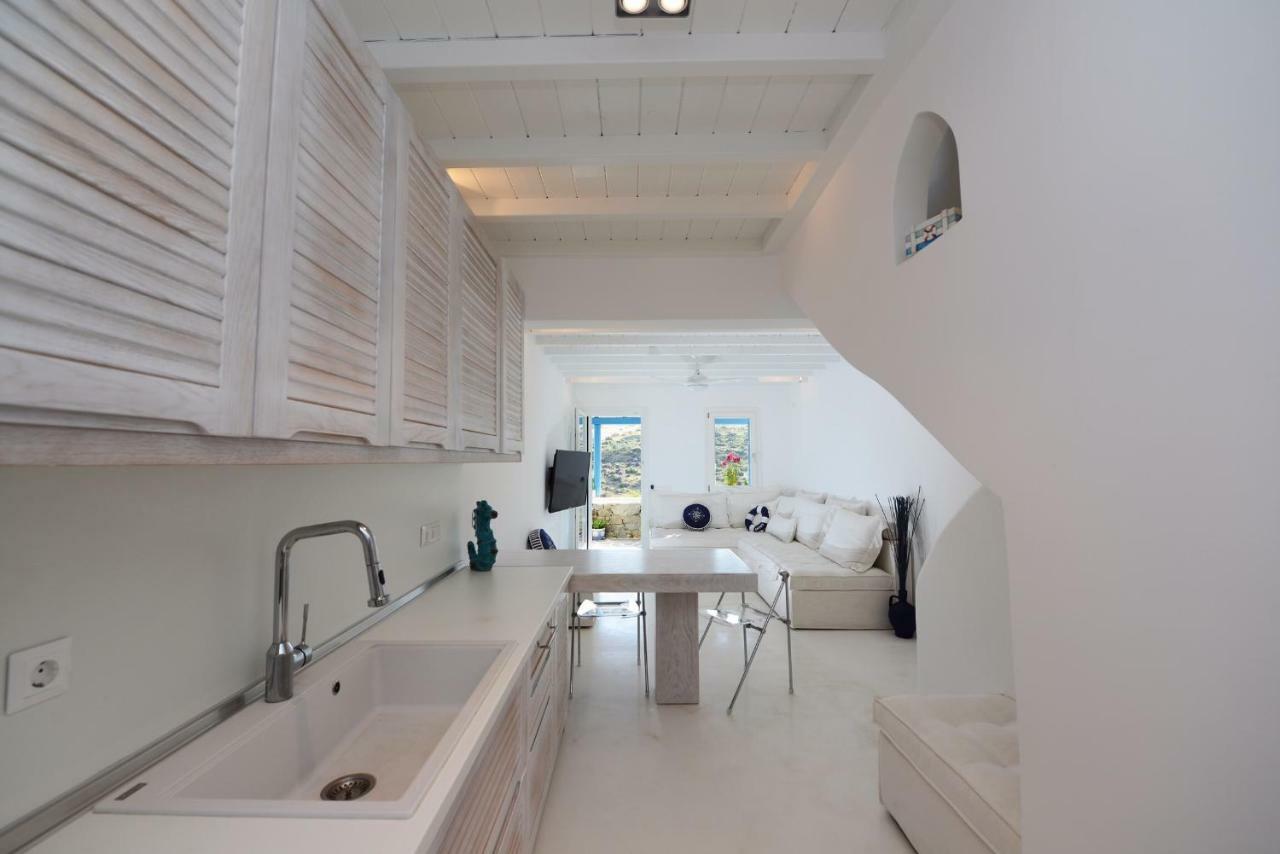 Luxury White Maisonette Kalafatis Exteriér fotografie
