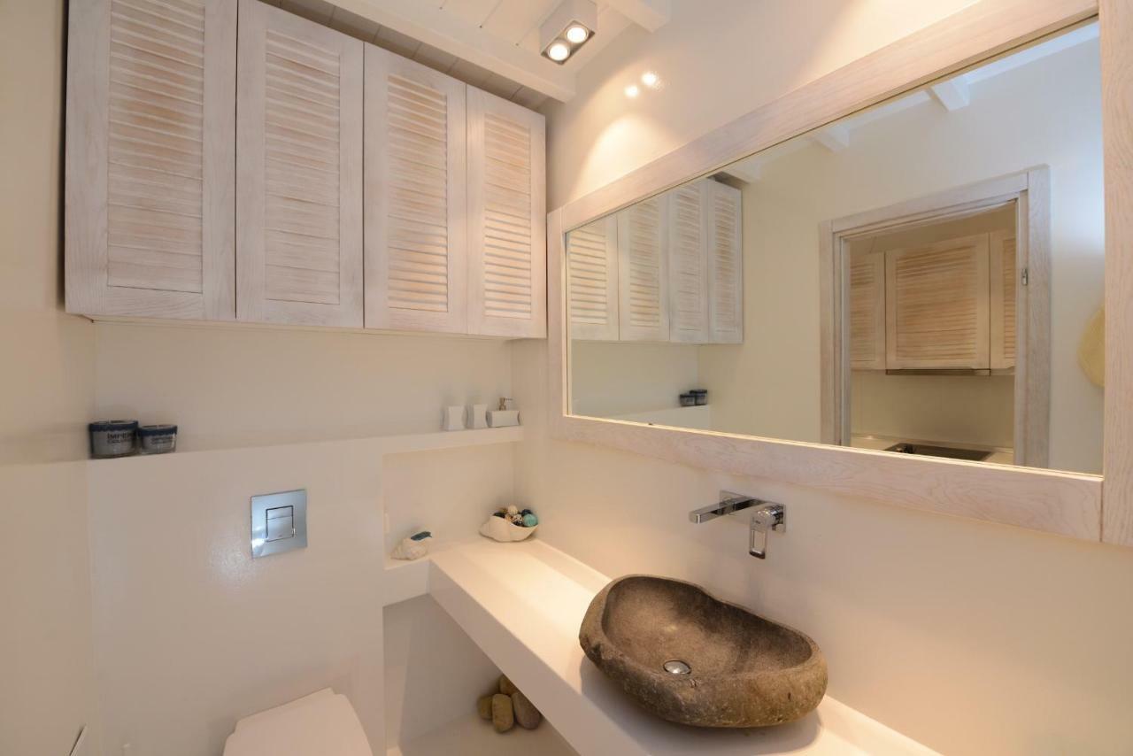 Luxury White Maisonette Kalafatis Exteriér fotografie